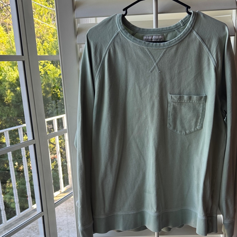 Officine Generale Mint Green Sweater